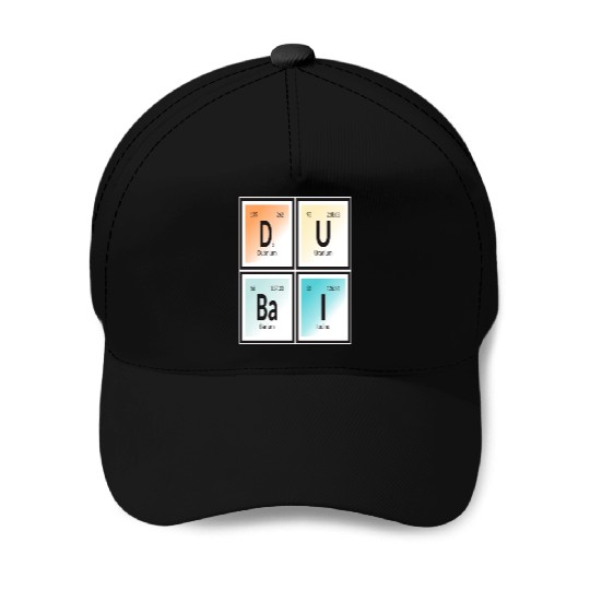 Elements of Dubai Baseball Caps