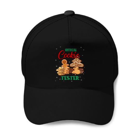 Official Cookie Taster Christmas Cute Holiday Baseball Caps