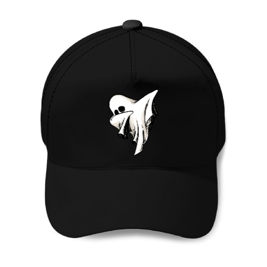 Halloween Dabbing Ghost Baseball Caps