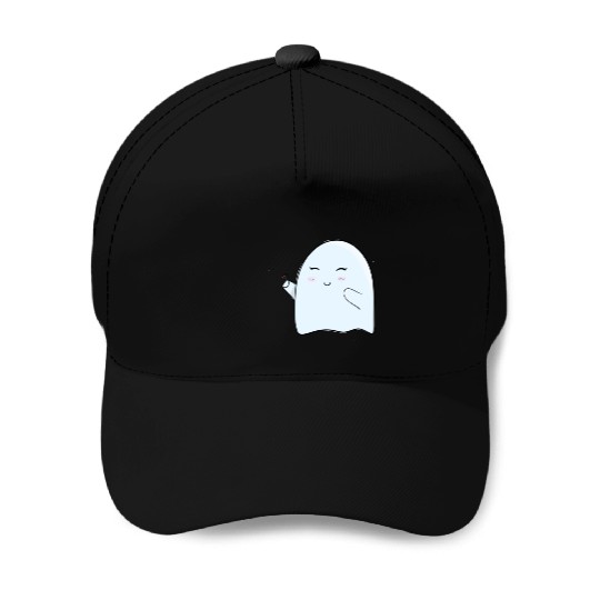 BE MY BOO GHOST Baseball Caps