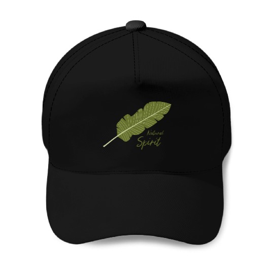 Natural Spirit leaf plant passion green gift idea Baseball Caps