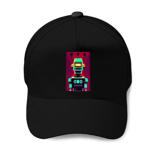 Robot Baseball Caps