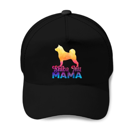Shiba Inu Mama Japanese Dog Lover Puppy Paw Love Baseball Caps