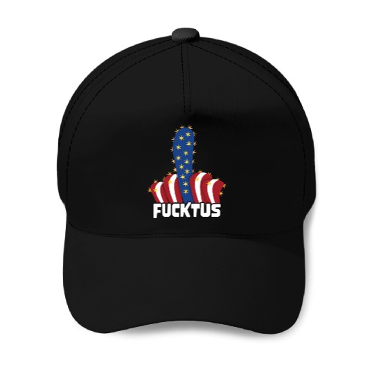 4th of July Vote Cactus Patriotic American Fucktus Baseball Caps