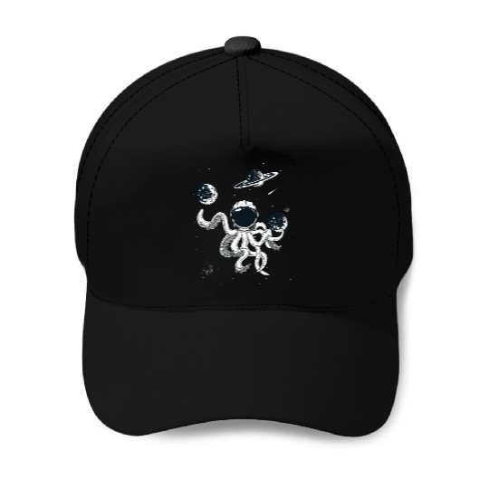 Octopus in Helmet Baseball Caps