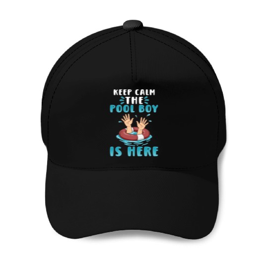 Swimmer Scuba Diving Pool Boy Water Sport Baseball Caps