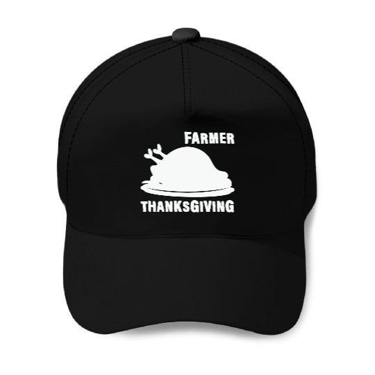 Farmer Thanksgiving Turkey Dinner Food Lover Baseball Caps