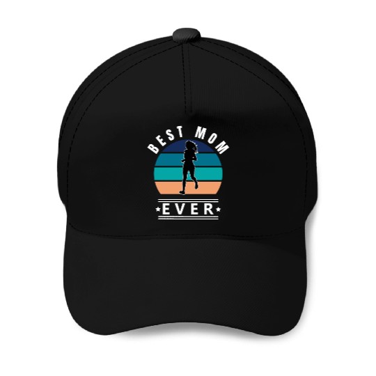 Best Mom ever JOGGING W Baseball Caps