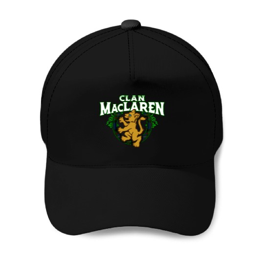 Clan MacLaren Cute Baby Lion Rampant Kitten Baseball Caps