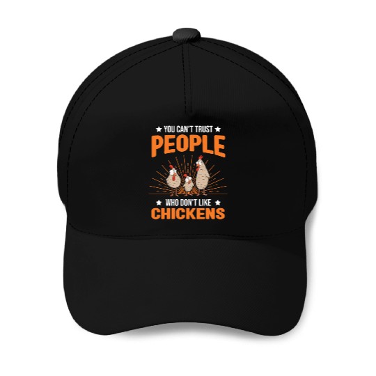 Chickens Saying Chicken Farmer Baseball Caps