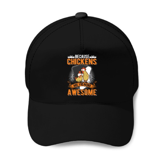 Chickens Farmer Chicken Coop Baseball Caps