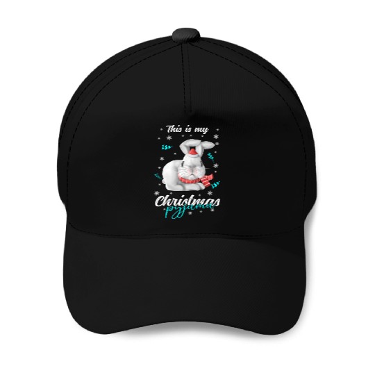 Winter Christmas Pyjama rabbit Baseball Caps