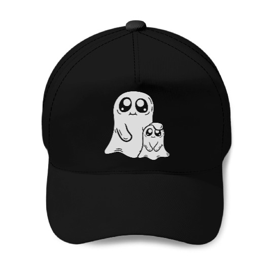 dad child ghost comic Baseball Caps