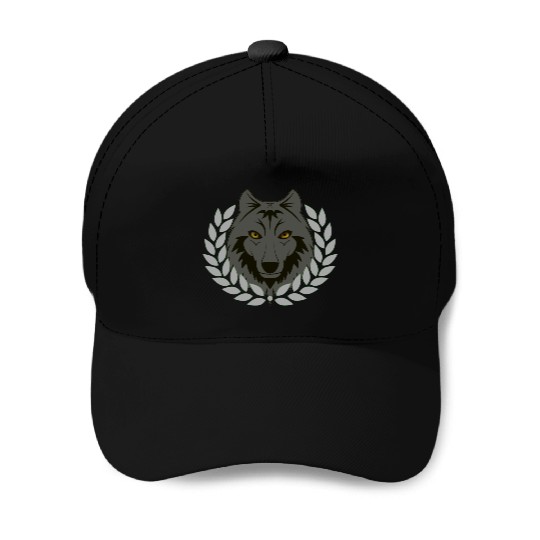 alpha wolf Baseball Caps