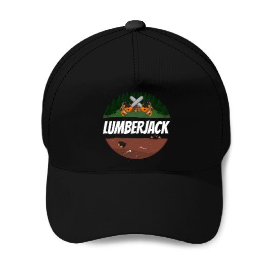 Lumberjack Chainsaw Baseball Caps