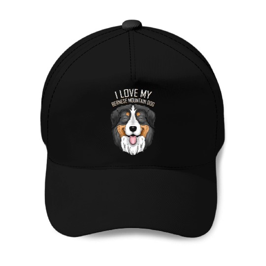 Dog Lover - I Love My Bernese Mountain Dog Baseball Caps