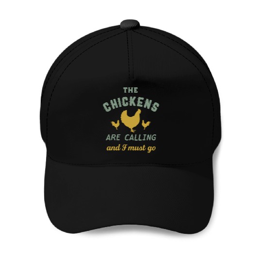 The Chickens Are Calling Vintage Country Farmer Baseball Caps