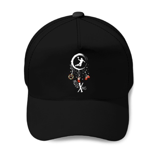 Winter dreamcatcher Christmas Handball Baseball Caps