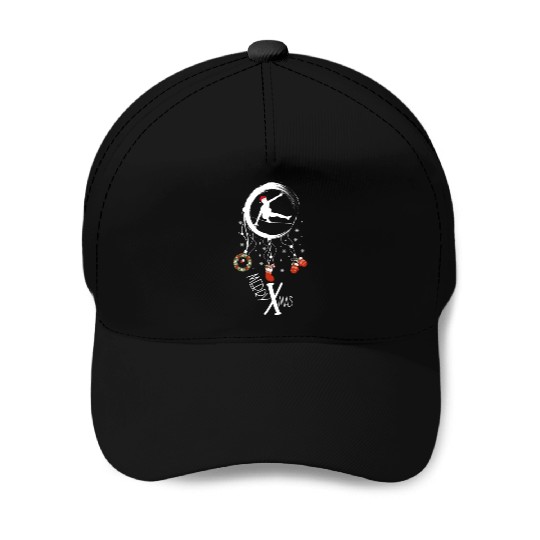 Winter dreamcatcher Christmas Slackliner Baseball Caps