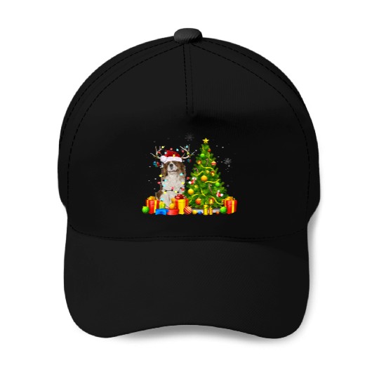 Cavalier King Charles Spaniel Christmas Dog Lover Baseball Caps