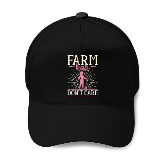 Farming Farmer Girl Female Farm Baseball Caps