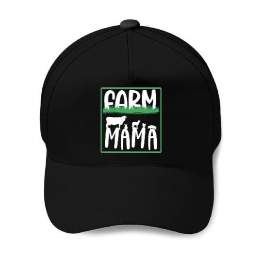 Farmer Mama Farming Agriculture Mom Baseball Caps