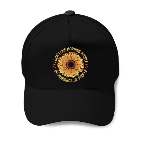 Sunflower Gardening Baseball Caps