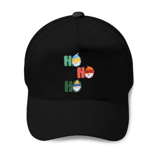 Mini Santas Ho Ho Ho Baseball Caps