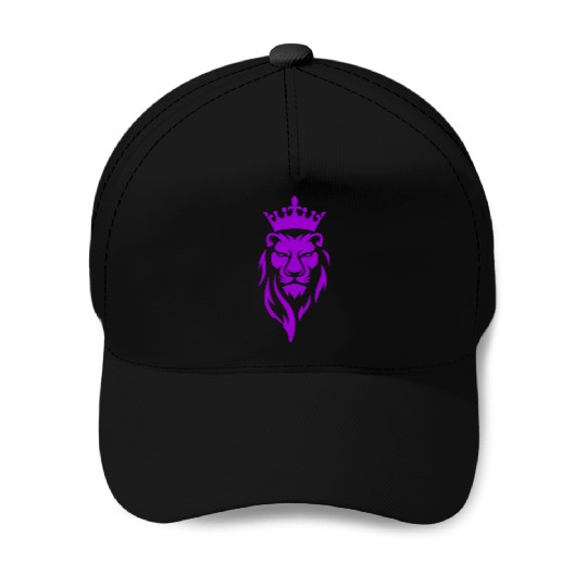 LION LILAC Baseball Caps