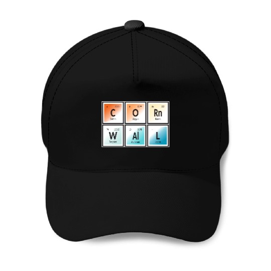 Cornwall | Periodic Table of Elements Baseball Caps