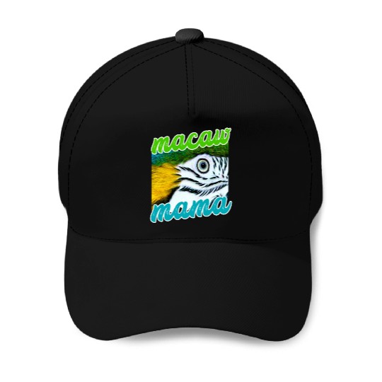 Blue And Yellow Macaw - Parrot Baseball Caps
