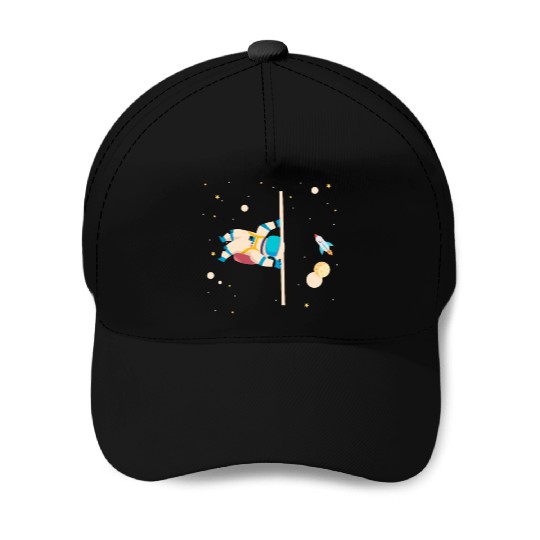 Calisthenics Astronaut Fitness Workout Exercise Baseball Caps