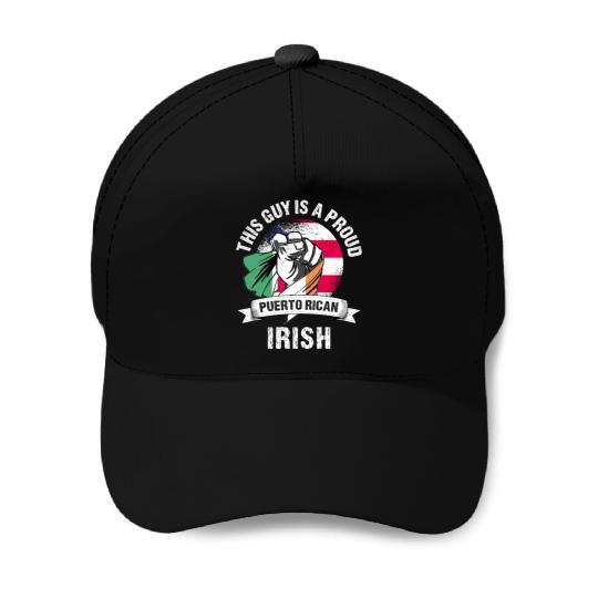 Puerto Rico Flag Ireland Grown Men Boys Guy Baseball Caps