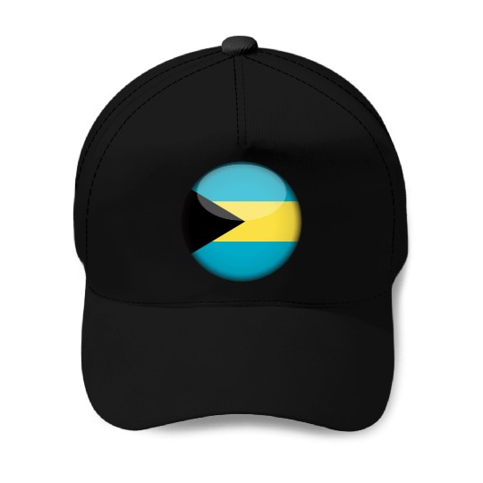 Bahamas Flag Baseball Caps