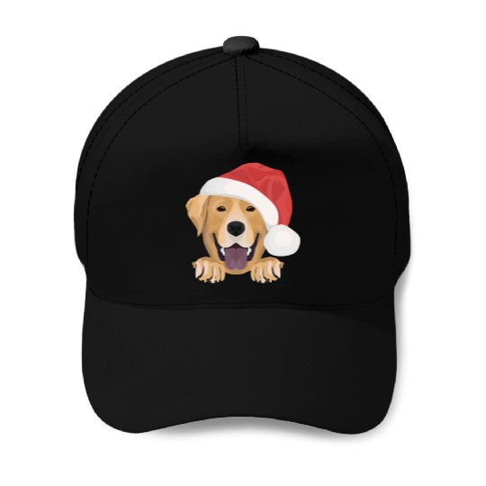 Labrador Merry Christmas Baseball Caps