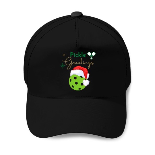 Pickle Greetings Baseball Caps