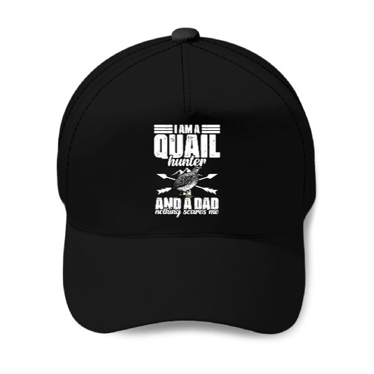 Funny Quail Hunting Hobby Northern Bobwhite Quail Baseball Caps