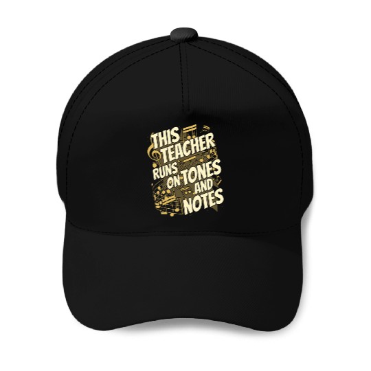 Music Teacher Baseball Caps