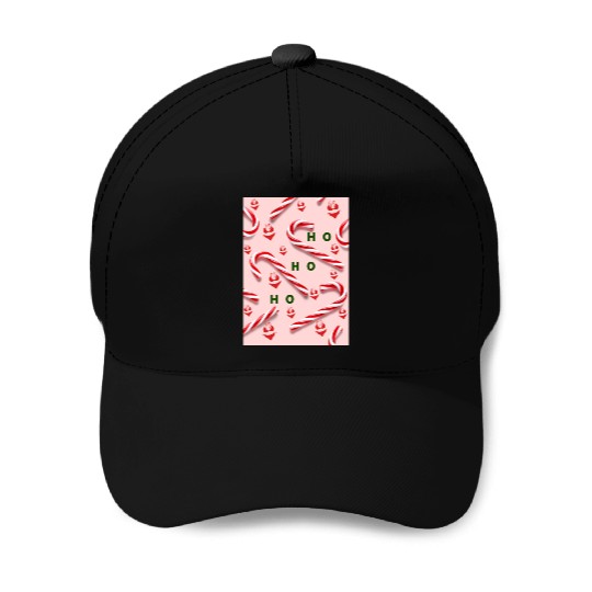 Funny Christmas Candy Canes Baseball Caps