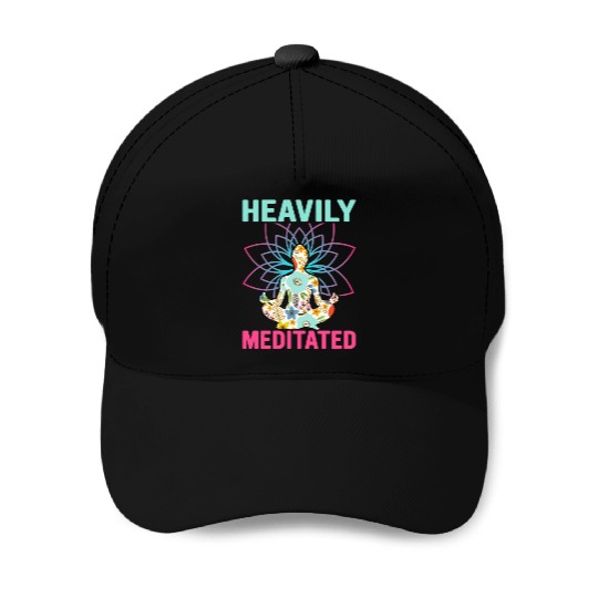 Heavily Meditated Yoga Class Teacher Baseball Caps