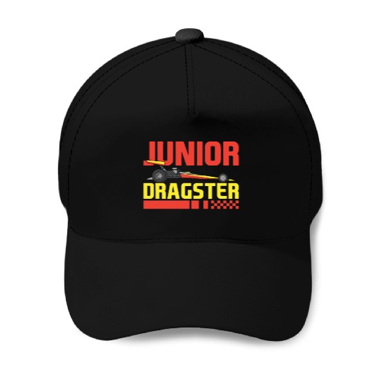 Junior Dragster Drag Racing Future Drag Racer Kids Baseball Caps