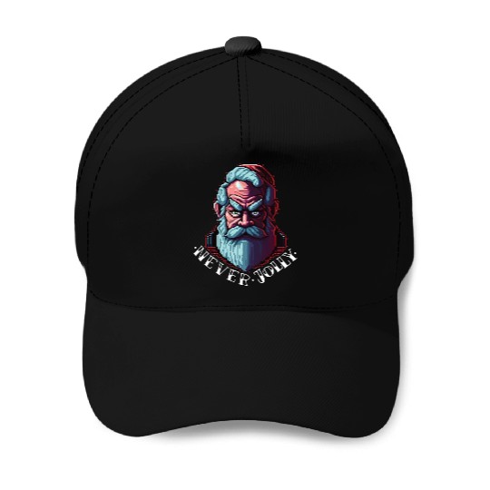Grumpy Santa Baseball Caps