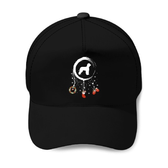 dog dreamcatcher Christmas Irish Water Spaniel Baseball Caps