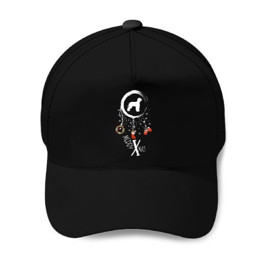 dog dreamcatcher Christmas Irish Water Spaniel Baseball Caps