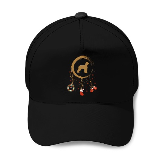 dog dreamcatcher Christmas Irish Water Spaniel Baseball Caps