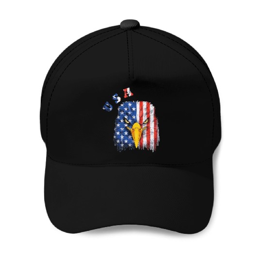 USA - Bald Eagle Baseball Caps