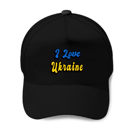 I love Ukraine Baseball Caps