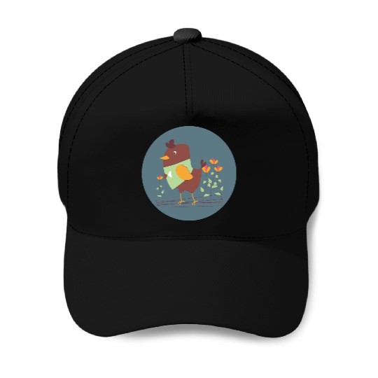 Kawaii cute chicken for farmers own farm animals Baseball Caps