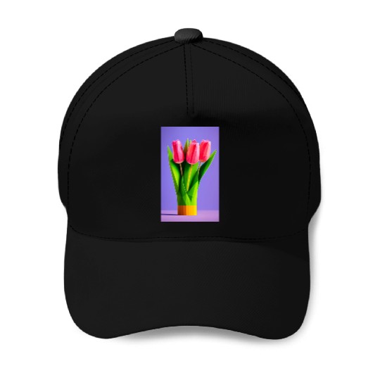 Tulips Baseball Caps