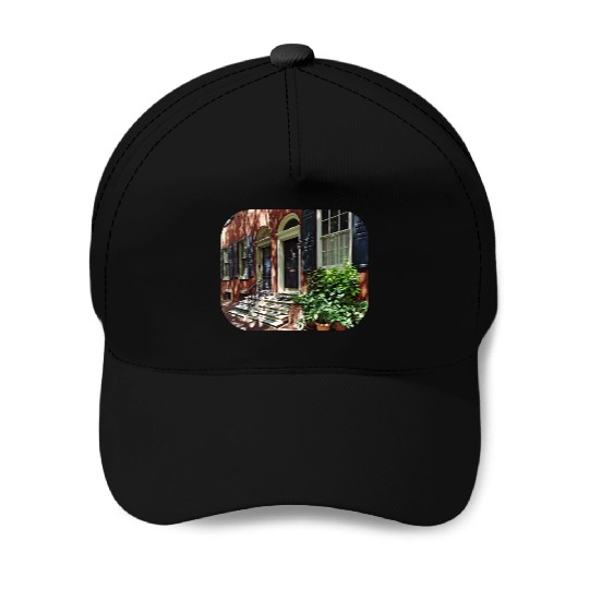 Philadelphia PA - Street in Society Hill Baseball Caps